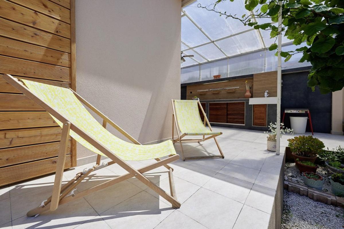 Šmuketa in Trogir Haus für 4-5 Personen Villa Eksteriør bilde